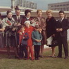 Сотрудники посольства СССР в Аргентине в аэропорту в Буэнос-Айреса, 1969 г.