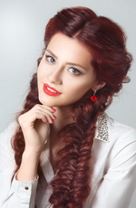 Прическа с косами