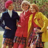 Женская мода клетка 1972 год Женская мода клетка 1972 год