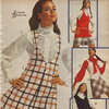 Женская мода клетка 1970-е годы Женская мода клетка 1970-е годы