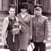 Юрий и Валентина Гагарины с дипломатом С.Эйвазовой,София, 1966 г. Мода 1960-х годов