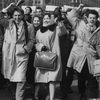 Празднование вчесть полета Гагарина в космос, 1961 г. Мода 1960-х годов