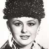 Наталья Селезнёва в шляпке из синтетической соломки, 1960-е Мода 1960-х