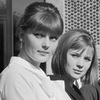 Марианна Вертинская, Галина Польских, Людмила Савельева, неделя советских фильмов в Риме, 1965 г.