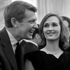 Олег Стриженов Зинаида Кириенко и Жан Маре на московском международном кинофестивале, 1961 г.