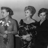 Екатерина Фурцева, Алла Ларионова и Маргарита Володина, московский кинофестиваль, 1960-е