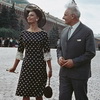 Софи Лорен на московском международном кинофестивале, 1965 г. (с Серго Закариадзе)