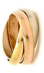 Знаменитое кольцо Trinity Cartier 1924 год Знаменитое кольцо Trinity Cartier 1924 год