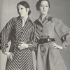  Клетка и  полоска, образующая рисунок ёлочку.  Журнал мод, 1974 год