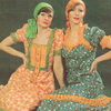 Мода СССР. Фольклорный стиль. Журнал Работница, 1970-е