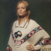 Советская мода. Модель Галина Миловская в модном пончо, 1970-е