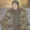 Советская мода. Вязаная шапочка с отворотом и длинный шарф, журнал Модели сезона, 1978 год