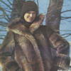 Советская мода. Вязаная шапочка с отворотом, журнал Силуэт, 1978 год