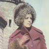 Мода СССР. Меховая шапка. Журнал Силуэт,  1973 год