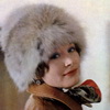 Советская мода -меховая шапка. Актриса Людмила Хитяева, 1970-е
