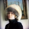 Советская мода -меховая шапка. Актриса Жанна Болотова, 1970-е