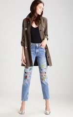 Джинсы с вышивкой Liu Jo Jeans Джинсы с вышивкой Liu Jo Jeans