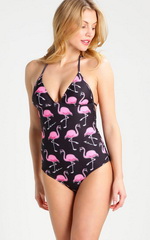 Слитный купальник с принтом MOSCHINO SWIM