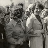 Советская мода, джемпер-лапша в полоску (справа), 1970-е Советская мода, джемпер-лапша в полоску (справа), 1970-е