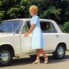 СССР - модный образ, кримплен, 1970-е СССР - модный образ, кримплен, 1970-е