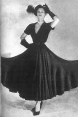 Первая коллекция Dior 1949 год