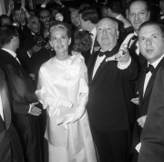 Типпи Хедрен и Альфред Хичкок, Канн,  1963 г.