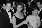 Роми Шнайдер, Софи Лорен и Ален Делон, Канн,  1962 г.