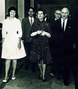 Лариса Лужина, Тамара Макарова, Сергей Герасимов, Канн, 1962 г.