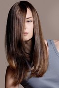 Ступенчатая длинная стрижка