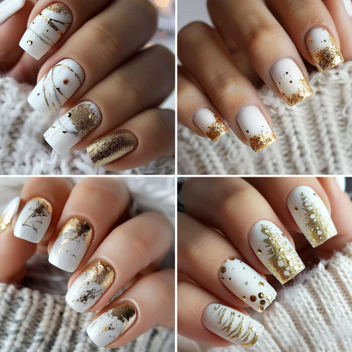 Новогодний белый маникюр natalizie12.jpg