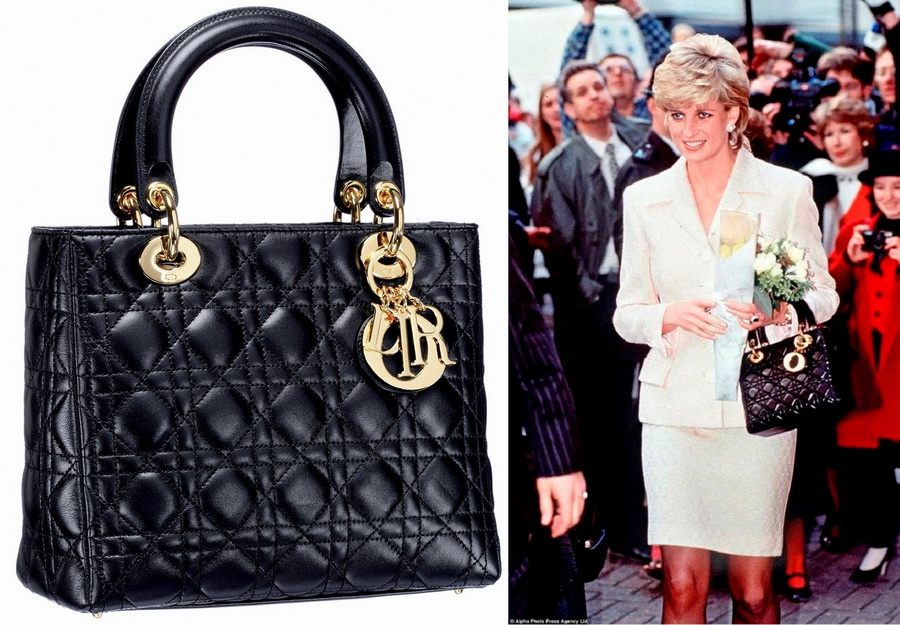 Принцессы Дианы с сумкой Lady Dior Принцессы Дианы с сумкой Lady Dior