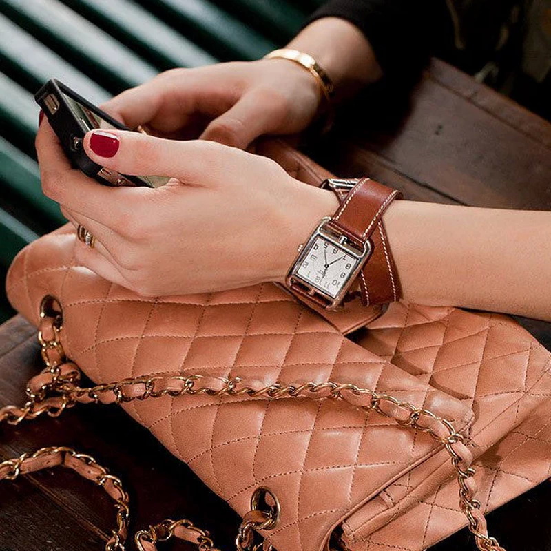 Hermes cape code - часы на двойном ремешке watch02.jpg
