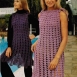 Платья -туники кроше. 1970-е