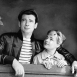 Ив Монтан с Симоной Синьоре. Тельняшка. Морской стиль 1950-х