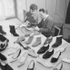 Новые модели модной обуви, СССР 1957 г. Новые модели модной обуви, СССР 1957 г.