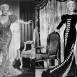 Мода 1930х годов. Платье с хвостом русалки, актриса Мэй Уэст