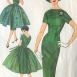Мода 1950-х. Платье-футляр Мода 1950-х. Платье-футляр