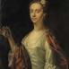 Портрет женщины с тартаном, художник Иеремия Дэвисон, 18 век.