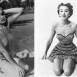 Купальники в клетку виши 1950-е Купальники в клетку виши 1950-е
