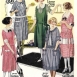 Модные патья в клетку виши. Журнал мод. США, 1922 год Модные патья в клетку виши. Журнал мод. США, 1922 год