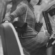 Манекенщица в костюме Шанель с сумкой Шанель 2.55 1961 год