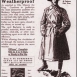 Реклама военных тренчкотов Бёрбарри, 1918 год