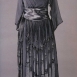 Платье вечернее из легкого черного шелкового крепа и атласа, 1910-е годы